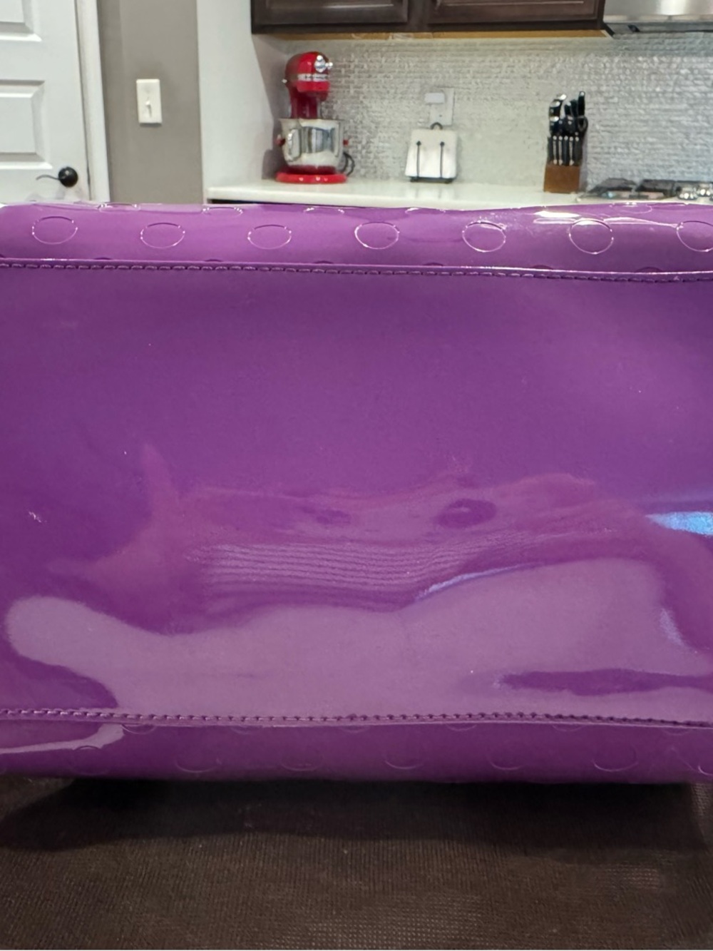 Kate Spade Purple Patent Tote - Picture 5 of 13